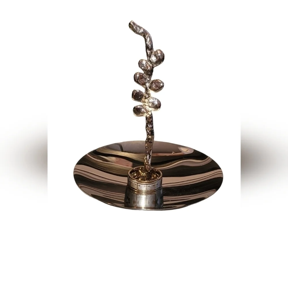 Bauhunia Jewelry Dish Choose Nickel or Brass